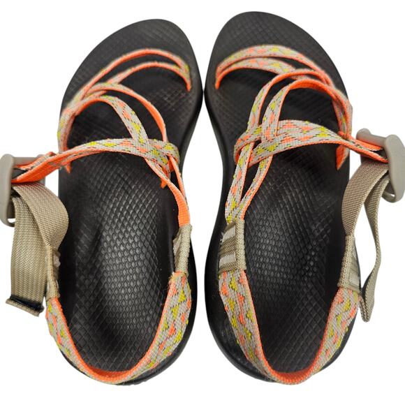 Chaco ZX/1 Classic Sport Sandals in York Citrus Women's Size 8 - Picture 8 of 11